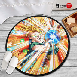 Trunks Skill Round Rug Custom Dragon Ball Anime Circle Carpet-wexanime.com