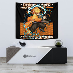 Zenitsu Agatsuma Tapestry Custom Demon Slayer Anime Room Decor-wexanime.com