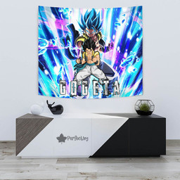Gogeta Tapestry Custom Dragon Ball Anime Home Decor-wexanime.com