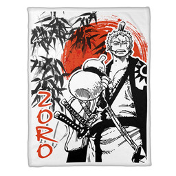 Roronoa Zoro Wano Arc Blanket Custom One Piece Manga Anime-wexanime.com
