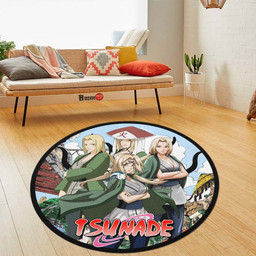 Tsunade Round Rug Custom Naruto Anime Circle Carpet-wexanime.com