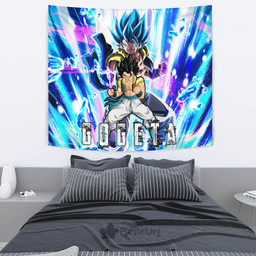 Gogeta Tapestry Custom Dragon Ball Anime Home Decor-wexanime.com