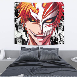 Ichigo Kurosaki Hollow Tapestry Custom Bleach Anime Manga Room Wall Decor-wexanime.com