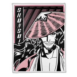 Shunsui Kyoraku Blanket Fleece Custom Bleach Anime-wexanime.com
