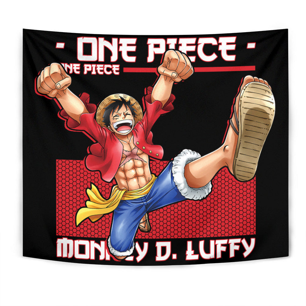 Monkey D. Luffy Tapestry Custom One Piece Anime Room Decor-wexanime.com