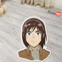 Sasha Blouse Shaped Rug Custom Attack On Titan Anime Room Decor Mat Quality Carpet-wexanime.com