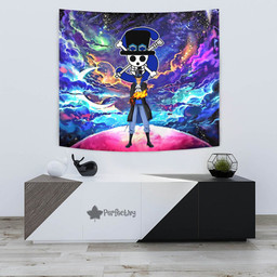 Sabo Tapestry Custom Galaxy One Piece Anime Room Decor-wexanime.com