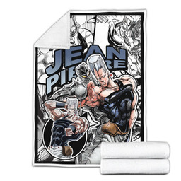 Jean Pierre Polnareff Blanket Fleece Custom JJBA Anime-wexanime.com