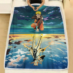 Uzumaki Naruto Bijuu Blanket Fleece Custom Naruto Anime-wexanime.com