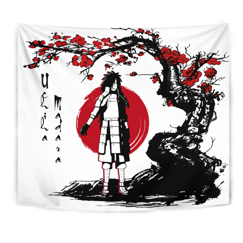 Madara Uchiha Tapestry Custom Naruto Anime Home Decor-wexanime.com