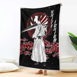 White Ichigo Blanket Moon Style Custom Bleach Anime-wexanime.com