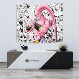 Skinny Majin Buu Tapestry Custom Dragon Ball Anime Manga Room Decor-wexanime.com