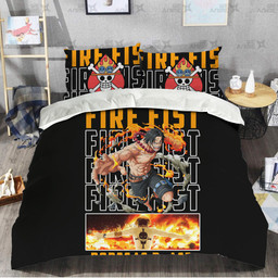 One Piece Portgas D. Ace Bedding Set Custom-wexanime.com