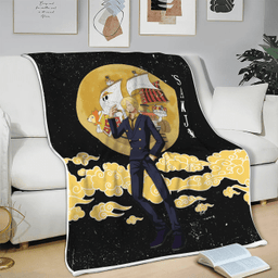 Vinsmoke Sanji Blanket Moon Style Custom One Piece Anime-wexanime.com