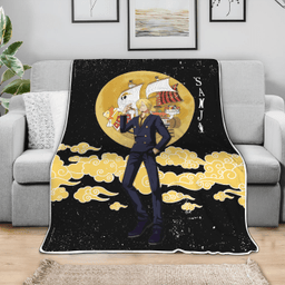 Vinsmoke Sanji Blanket Moon Style Custom One Piece Anime-wexanime.com