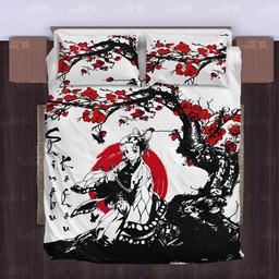 Shinobu Kochou Bedding Set Custom Japan Style Demon Slayer Anime Bedding-wexanime.com