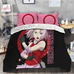 Naruto Haruno Sakura Bedding Set Custom-wexanime.com