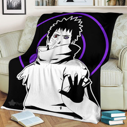 Uchiha Obito Blanket Fleece Custom Naruto Anime Mix Manga-wexanime.com