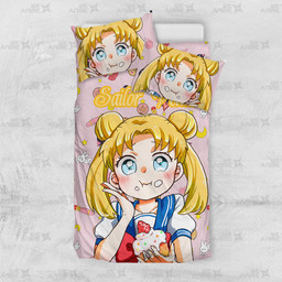 Sailor Moon Cute Version Bedding Set Custom Sailor Moon Anime Bedding-wexanime.com
