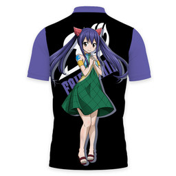 Wendy Marvell Polo Shirts Fairy Tail Custom Anime Merch Clothes-wexanime.com