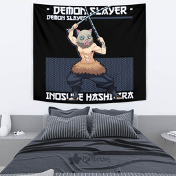 Inosuke Hashibira Tapestry Custom Demon Slayer Anime Room Decor-wexanime.com