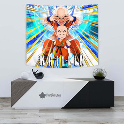 Krillin Tapestry Custom Dragon Ball Anime Home Decor-wexanime.com