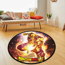 Orange Piccolo Round Rug Custom Dragon Ball Super Super Heroes Anime Circle Carpet-wexanime.com