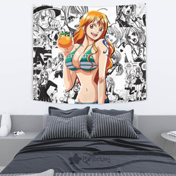 Nami Tapestry Custom One Piece Anime Manga Room Wall Decor-wexanime.com