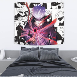 Satoru Gojo Tapestry Custom Jujutsu Kaisen Anime Manga Room Decor-wexanime.com
