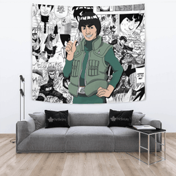Might Guy Tapestry Custom Naruto Anime Manga Room Wall Decor-wexanime.com