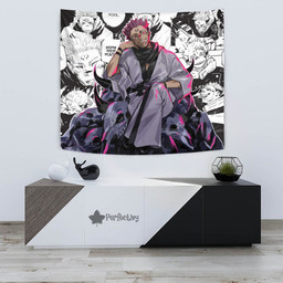 Sukuna Ryoumen Tapestry Custom Jujutsu Kaisen Anime Manga Room Decor-wexanime.com