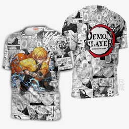Zenitsu Hoodie Custom Demon Slayer Anime Mix Manga Jacket Shirts-wexanime.com
