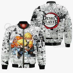 Zenitsu Hoodie Custom Demon Slayer Anime Mix Manga Jacket Shirts-wexanime.com