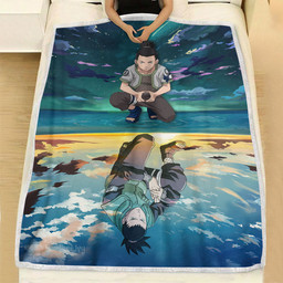 Shikamaru Nara Blanket Fleece Custom Naruto Anime-wexanime.com