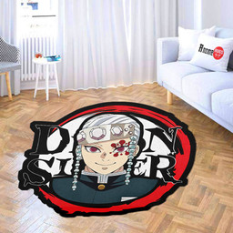 Tengen Uzui Shaped Rug Custom Anime Demon Slayer Mats For Bedroom Living Room Quality Carpets-wexanime.com