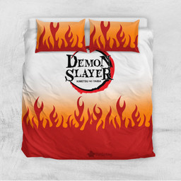 Rengoku Bedding Set Custom Style Demon Slayer Anime-wexanime.com