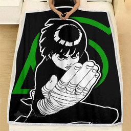 Rock Lee Blanket Fleece Custom Naruto Anime Mix Manga-wexanime.com