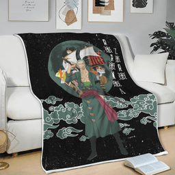 Roronoa Zoro Blanket Moon Style Custom One Piece Anime-wexanime.com