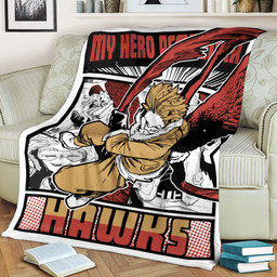 Hawks Keigo Takami Blanket Fleece Custom My Hero Academia Anime-wexanime.com