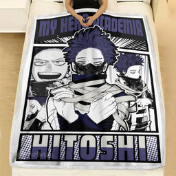 Hitoshi Shinso Blanket Fleece Custom My Hero Academia Anime-wexanime.com