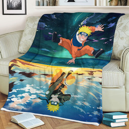 Uzumaki Naruto Blanket Fleece Custom Naruto Anime-wexanime.com