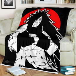 Uchiha Madara Blanket Fleece Custom Naruto Anime Mix Manga-wexanime.com