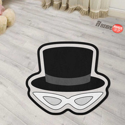 Tuxedo Mask Shaped Rugs Custom For Room Decor Mat Quality Carpet-wexanime.com