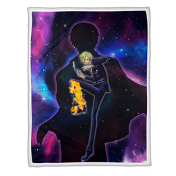Vinsmoke Sanji Blanket Fleece Galaxy One Piece Anime Room-wexanime.com