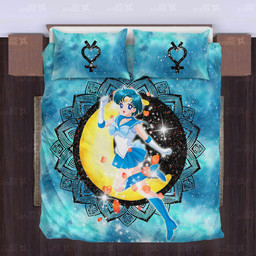 Sailor Mercury Bedding Set Custom Sailor Moon Anime Bedding-wexanime.com