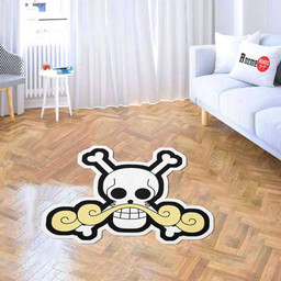 Roger Pirates Flag Shaped Rugs Custom One Piece For Room Decor Mat Quality Carpet-wexanime.com