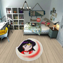 Sailor Mars Shaped Rug Custom Sailor Moon Anime Room Decor-wexanime.com