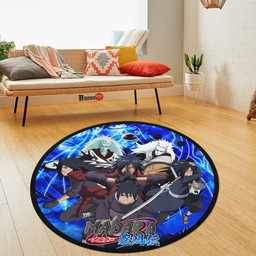 Uchiha Madara Round Rug Custom Naruto Anime Circle Carpet-wexanime.com