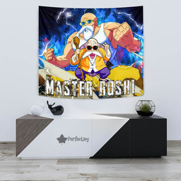 Master Roshi Tapestry Custom Dragon Ball Anime Home Decor-wexanime.com