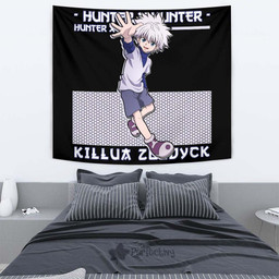 Killua Zoldyck Tapestry Custom Hunter x Hunter Anime Room Decor-wexanime.com